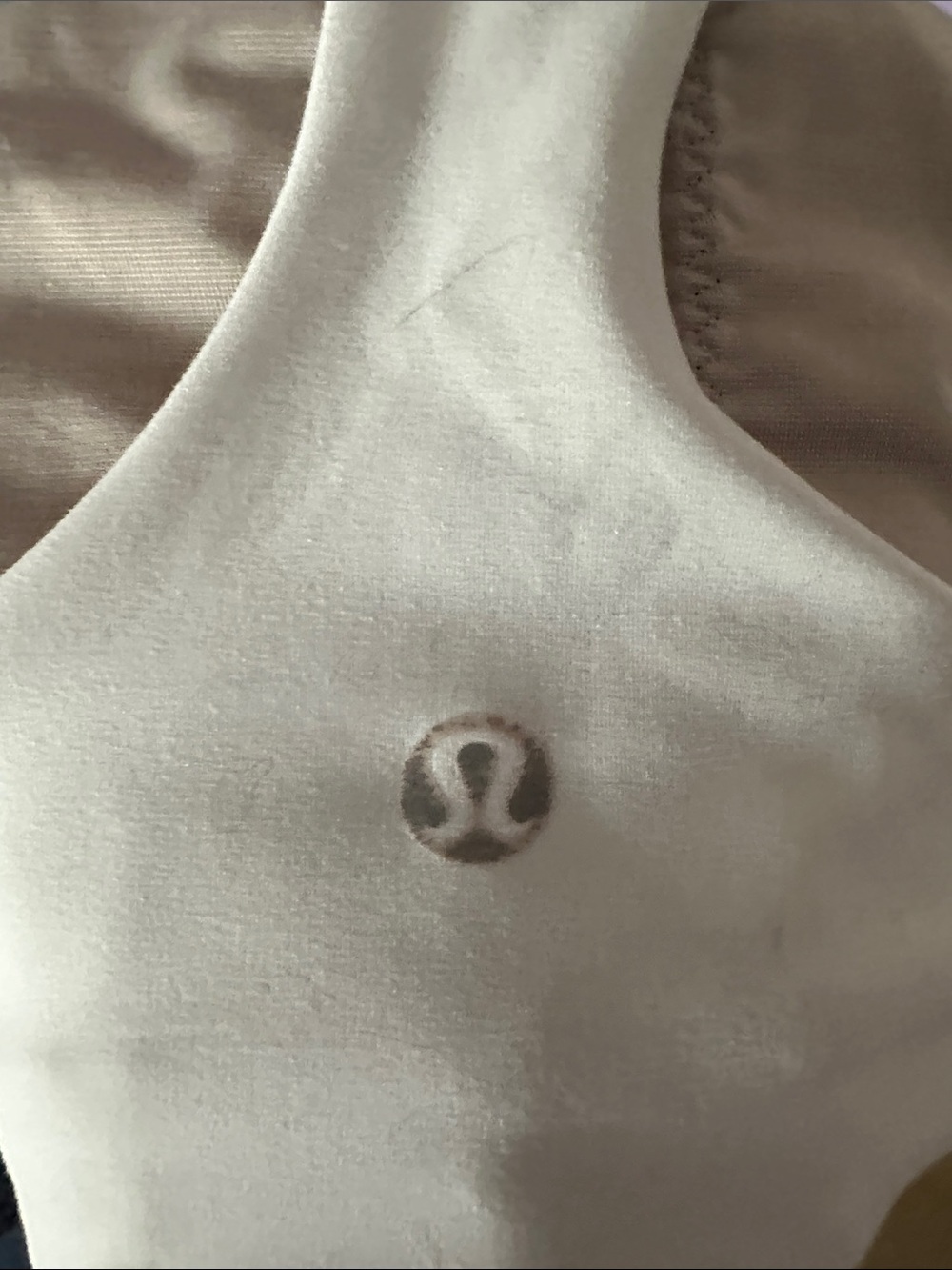 Women’s White Racerback Bra Top - Picture 2 of 3